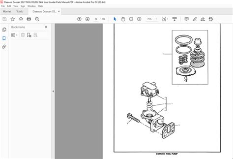 daewoo skid steer parts lookup